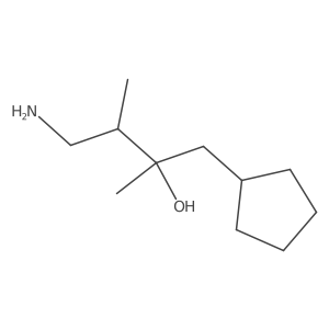 4-Amino-1-cyclopentyl-2,3-dimethylbutan-2-ol Structure