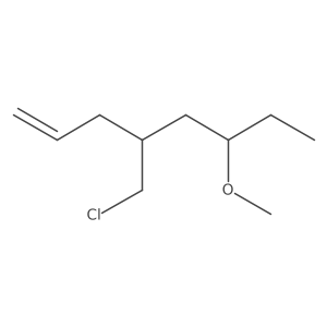 4-(Chloromethyl)-6-methoxyoct-1-ene结构式