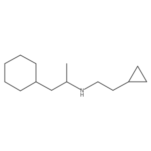 (1-Cyclohexylpropan-2-yl)(2-cyclopropylethyl)amine Structure