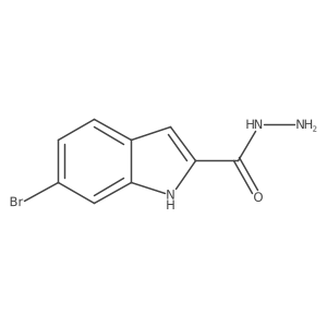 6-bromo-1H-indole-2-carbohydrazide Structure