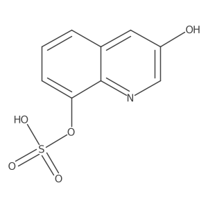 3-Hydroxyquinolin-8-yl hydrogen sulfate Structure
