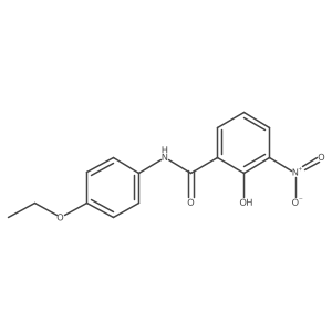 4'-Ethoxy-2-hydroxy-3-nitrobenzanilide Structure