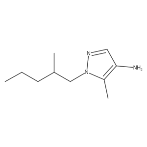 5-methyl-1-(2-methylpentyl)-1H-pyrazol-4-amine Structure