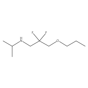 (2,2-Difluoro-3-propoxypropyl)(propan-2-yl)amine结构式