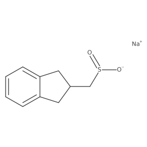 sodium (2,3-dihydro-1H-inden-2-yl)methanesulfinate结构式