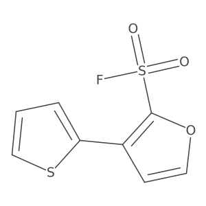3-(Thiophen-2-yl)furan-2-sulfonyl fluoride结构式