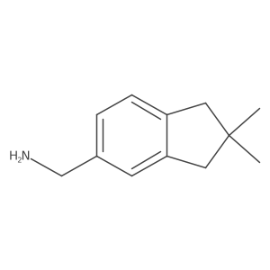 (2,2-dimethyl-2,3-dihydro-1H-inden-5-yl)methanamine Structure