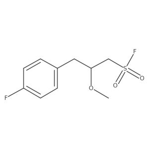 3-(4-Fluorophenyl)-2-methoxypropane-1-sulfonyl fluoride Structure