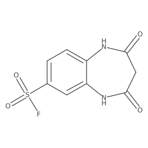 2,4-dioxo-2,3,4,5-tetrahydro-1H-1,5-benzodiazepine-7-sulfonyl fluoride Structure
