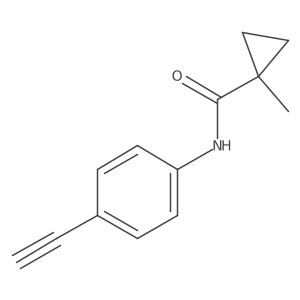 N-(4-ethynylphenyl)-1-methylcyclopropane-1-carboxamide Structure