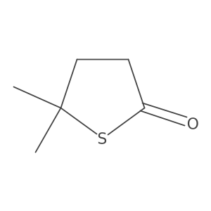5,5-Dimethylthiolan-2-one结构式