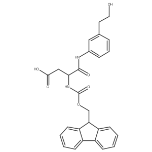 3-({[(9H-fluoren-9-yl)methoxy]carbonyl}amino)-3-{[3-(2-hydroxyethyl)phenyl]carbamoyl}propanoic acid Structure
