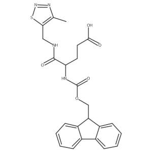 4-({[(9H-fluoren-9-yl)methoxy]carbonyl}amino)-4-{[(4-methyl-1,2,3-thiadiazol-5-yl)methyl]carbamoyl}butanoic acid Structure