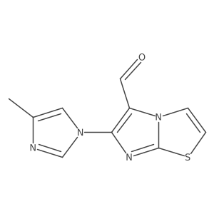 6-(4-methyl-1H-imidazol-1-yl)imidazo[2,1-b][1,3]thiazole-5-carbaldehyde Structure
