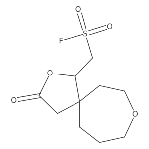 {3-Oxo-2,8-dioxaspiro[4.6]undecan-1-yl}methanesulfonyl fluoride结构式