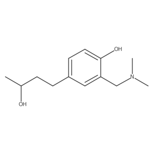 2-[(dimethylamino)methyl]-4-[(3S)-3-hydroxybutyl]phenol结构式