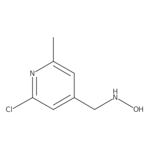 N-[(2-chloro-6-methylpyridin-4-yl)methyl]hydroxylamine Structure
