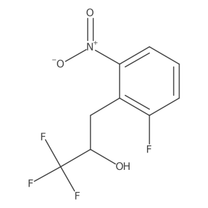 1,1,1-Trifluoro-3-(2-fluoro-6-nitrophenyl)propan-2-ol Structure