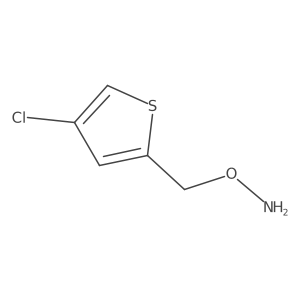 O-[(4-chlorothiophen-2-yl)methyl]hydroxylamine Structure