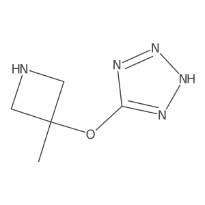 5-[(3-methylazetidin-3-yl)oxy]-1H-1,2,3,4-tetrazole Structure