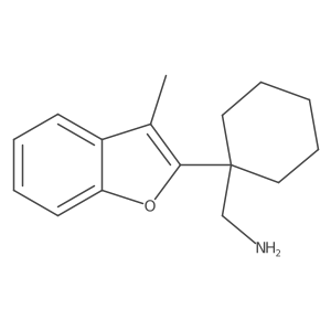[1-(3-Methyl-1-benzofuran-2-yl)cyclohexyl]methanamine Structure