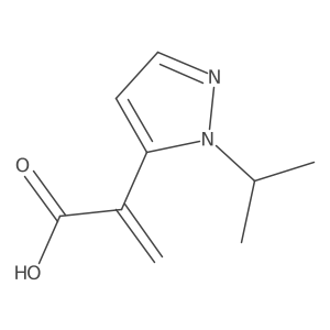 2-[1-(propan-2-yl)-1H-pyrazol-5-yl]prop-2-enoic acid Structure