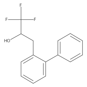 1,1,1-Trifluoro-3-(2-phenylphenyl)propan-2-ol Structure