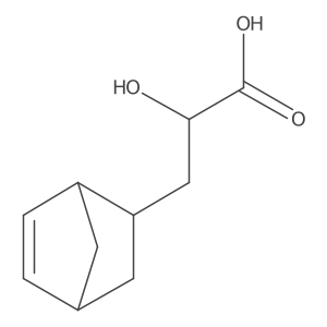 3-{Bicyclo[2.2.1]hept-5-en-2-yl}-2-hydroxypropanoic acid结构式