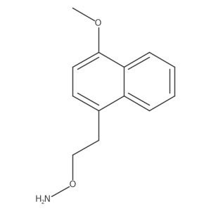 O-[2-(4-methoxynaphthalen-1-yl)ethyl]hydroxylamine Structure