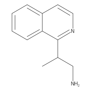 (2R)-2-Isoquinolin-1-ylpropan-1-amine结构式