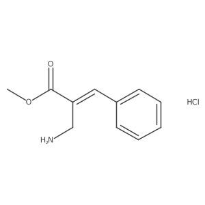 Methyl (2E)-2-(aminomethyl)-3-phenylacrylate hydrochloride结构式
