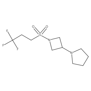 1-[1-(3,3,3-Trifluoropropanesulfonyl)azetidin-3-yl]pyrrolidine结构式