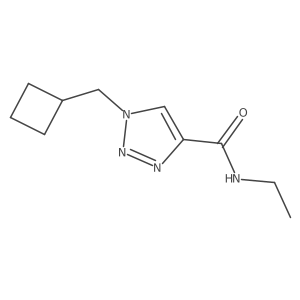 1-(cyclobutylmethyl)-N-ethyl-1H-1,2,3-triazole-4-carboxamide Structure