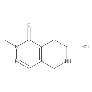 2-Methyl-5,6,7,8-tetrahydropyrido[3,4-d]pyridazin-1-one;hydrochloride Structure