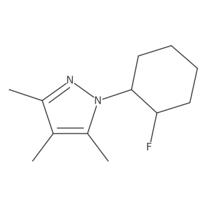 1-[(1R,2R)-2-fluorocyclohexyl]-3,4,5-trimethyl-1H-pyrazole Structure