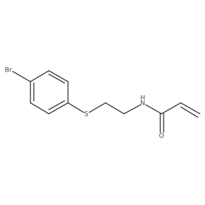 N-{2-[(4-bromophenyl)sulfanyl]ethyl}prop-2-enamide Structure