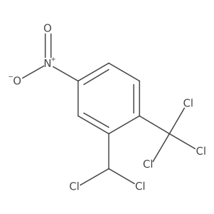 2-(Dichloromethyl)-4-nitro-1-(trichloromethyl)benzene Structure