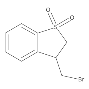 3-(Bromomethyl)-2,3-dihydro-1lambda6-benzothiophene-1,1-dione Structure