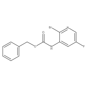 benzyl N-(2-bromo-5-fluoropyridin-3-yl)carbamate Structure