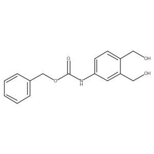 benzyl N-[3,4-bis(hydroxymethyl)phenyl]carbamate Structure