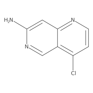 4-Chloro-1,6-naphthyridin-7-amine结构式