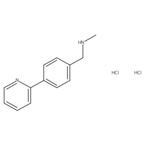 Methyl({[4-(pyridin-2-yl)phenyl]methyl})aminedihydrochloride结构式