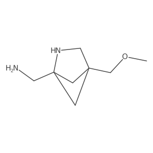 1-[4-(Methoxymethyl)-2-azabicyclo[2.1.1]hexan-1-yl]methanamine Structure