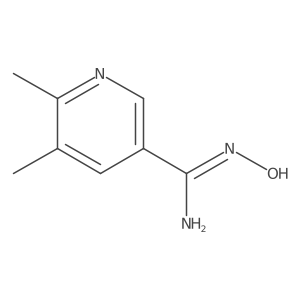 N-Hydroxy-5,6-dimethyl-3-pyridinecarboximidamide结构式