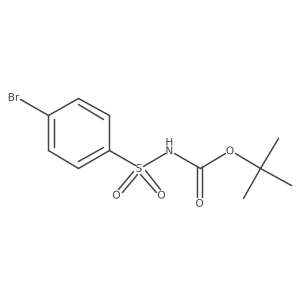 N-Boc-4-bromobenzenesulfonamide Structure