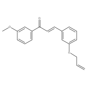2-Propen-1-one, 1-(3-methoxyphenyl)-3-[3-(2-propenyloxy)phenyl]- Structure