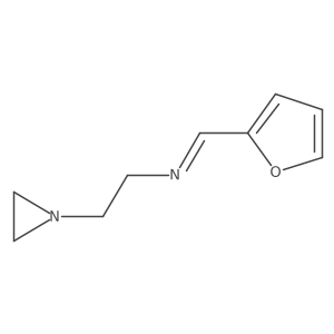 2-(Aziridin-1-yl)-N-(furan-2-ylmethylene)ethanamine Structure
