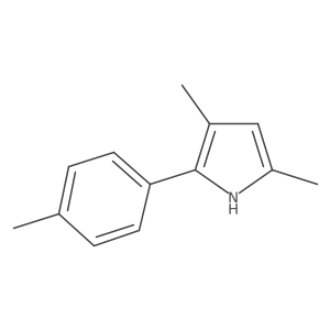 2-(p-Tolyl)-3,5-dimethyl-1H-pyrrole结构式