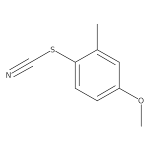 4-Methoxy-2-methyl-1-thiocyanatobenzene结构式