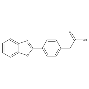2-[4-([1,3]Oxazolo[5,4-b]pyridin-2-yl)phenyl]acetic acid结构式